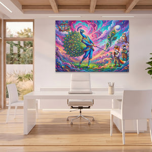 Peacock Celestial Golf — Peacock Celestial Golf Beach House Office Land 23