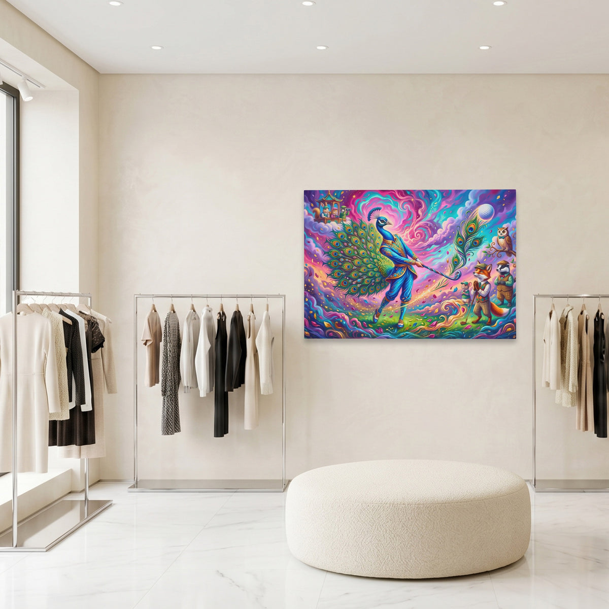 Peacock Celestial Golf — Peacock Celestial Golf Clothing Store Land 103
