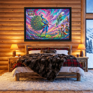 Peacock Celestial Golf — Peacock Celestial Golf Cozy Cabin Land 119