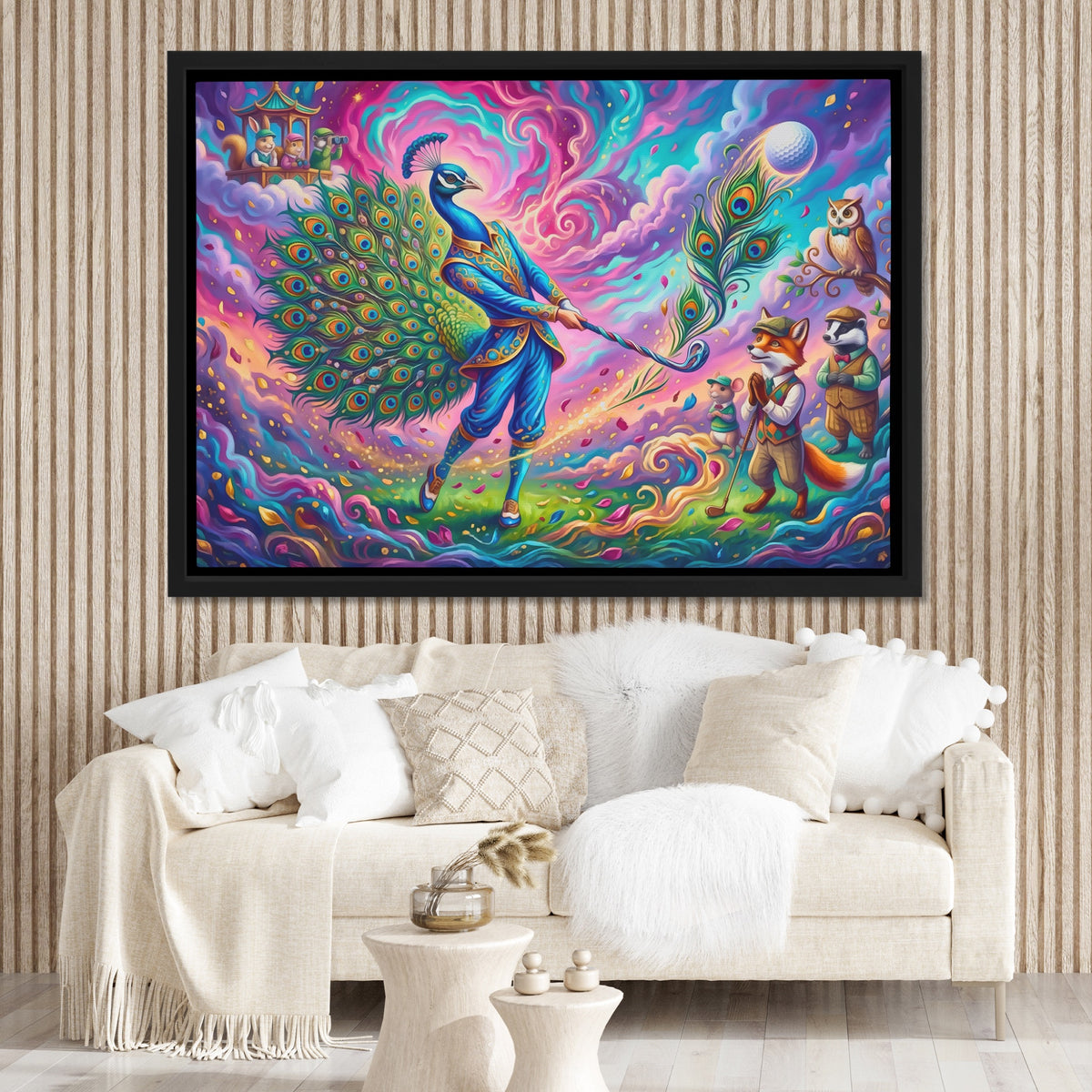 Peacock Celestial Golf — Peacock Celestial Golf Lux Plain Room 167