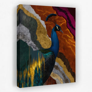 Peacock Color Scatter — Peacock Color Scatter Portrait   Side View   Mirror 370