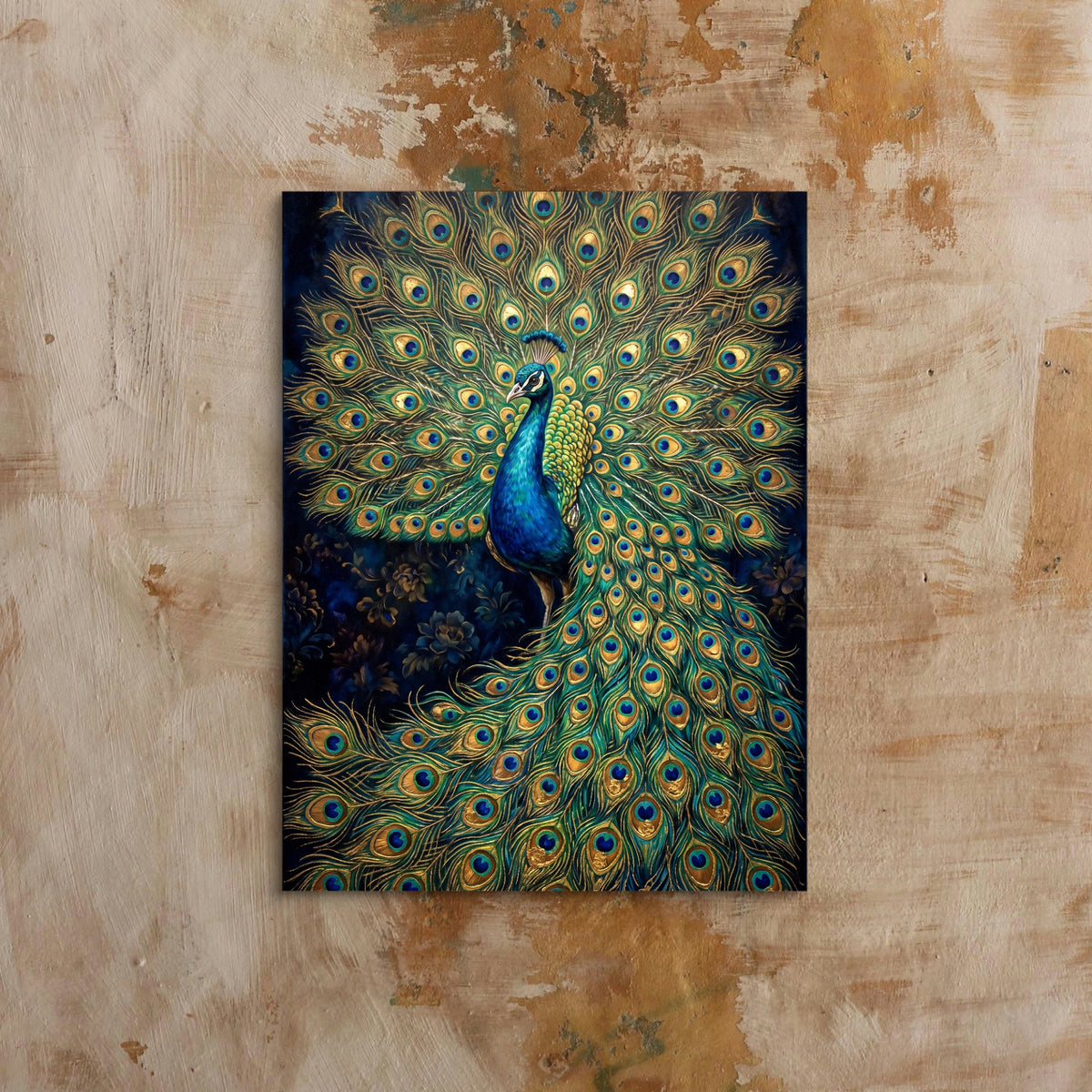 Peacock Display — peacock display sq bed 1 clay beige 1port flush print