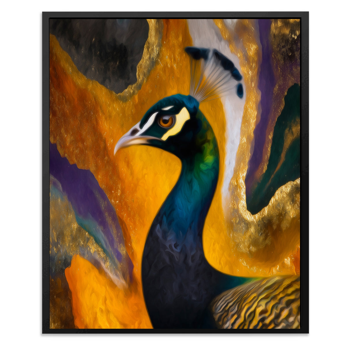 Peacock Gold Maximalist — Peacock Gold Maximalist Front Facing Portrait2 121