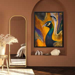 Peacock Gold Maximalist — Peacock Gold Maximalist Mexico House Wall 221