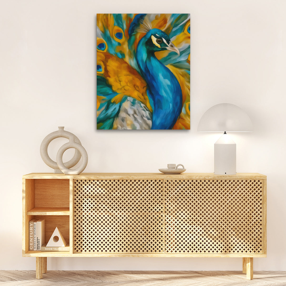 Peacock Golden Plumes