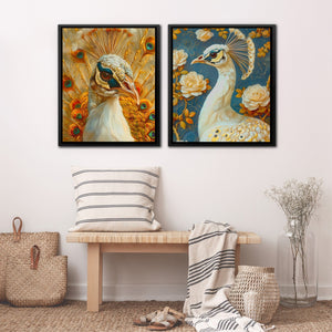 Peacock Grandeur - Luxury Wall Art