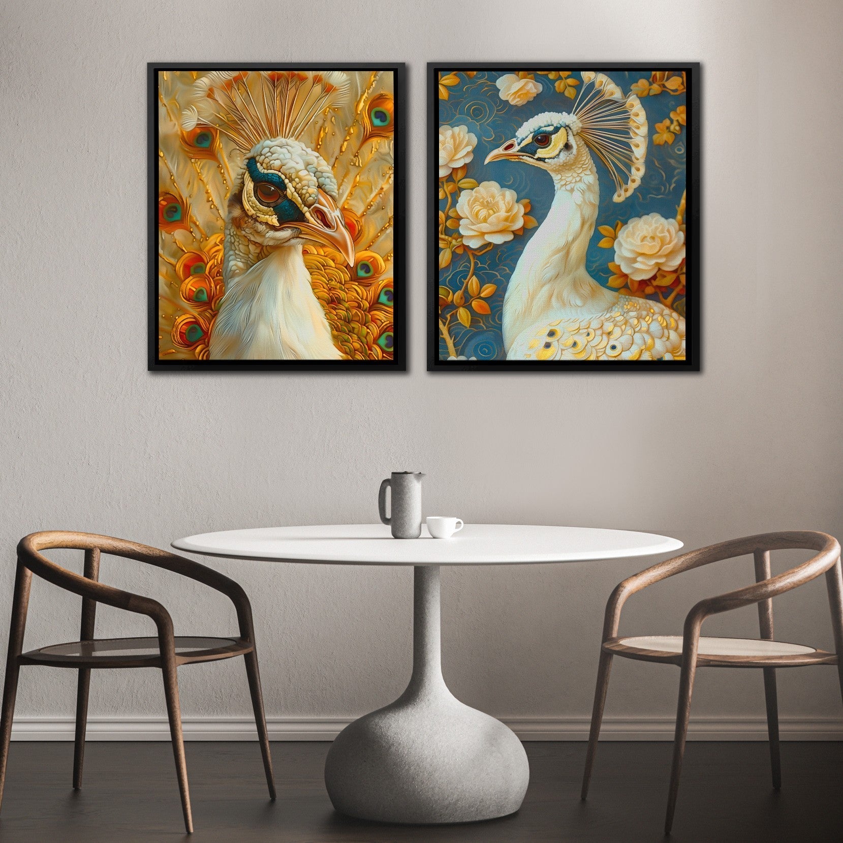 Peacock Grandeur - Luxury Wall Art