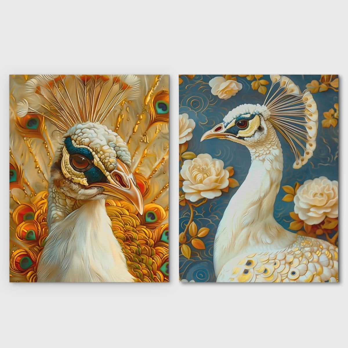 Peacock Grandeur - Regal Peacock Wall Decor