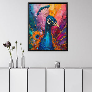 Peacock Kaleidoscope - Luxury Wall Art