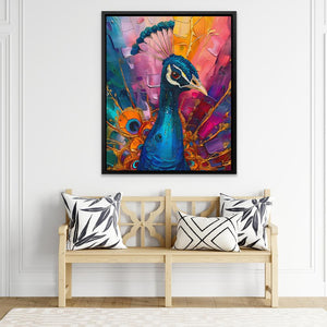 Peacock Kaleidoscope - Luxury Wall Art