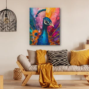 Peacock Kaleidoscope - Luxury Wall Art