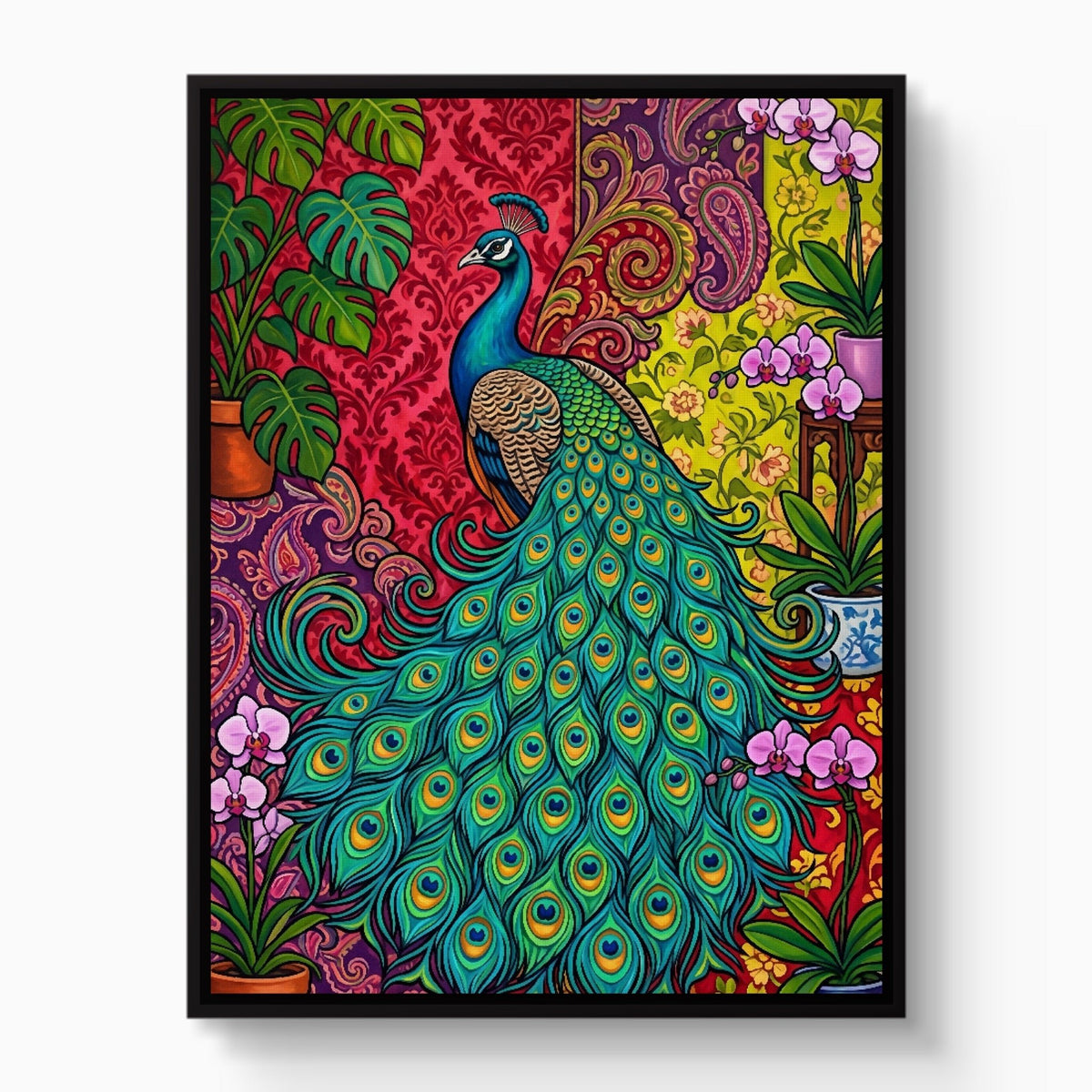 Peacock Unfurled - Luxury Wall Art