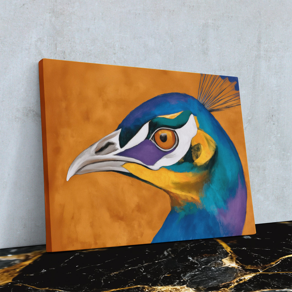 Peacocks Electric Dream - Luxury Wall Art