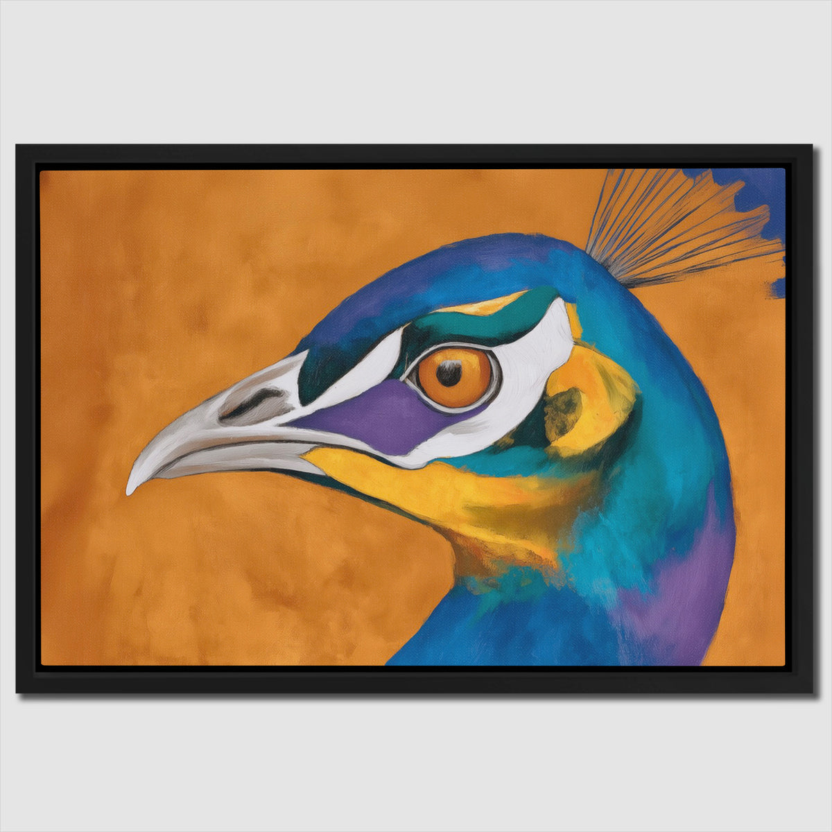 Peacocks Electric Dream - Luxury Wall Art
