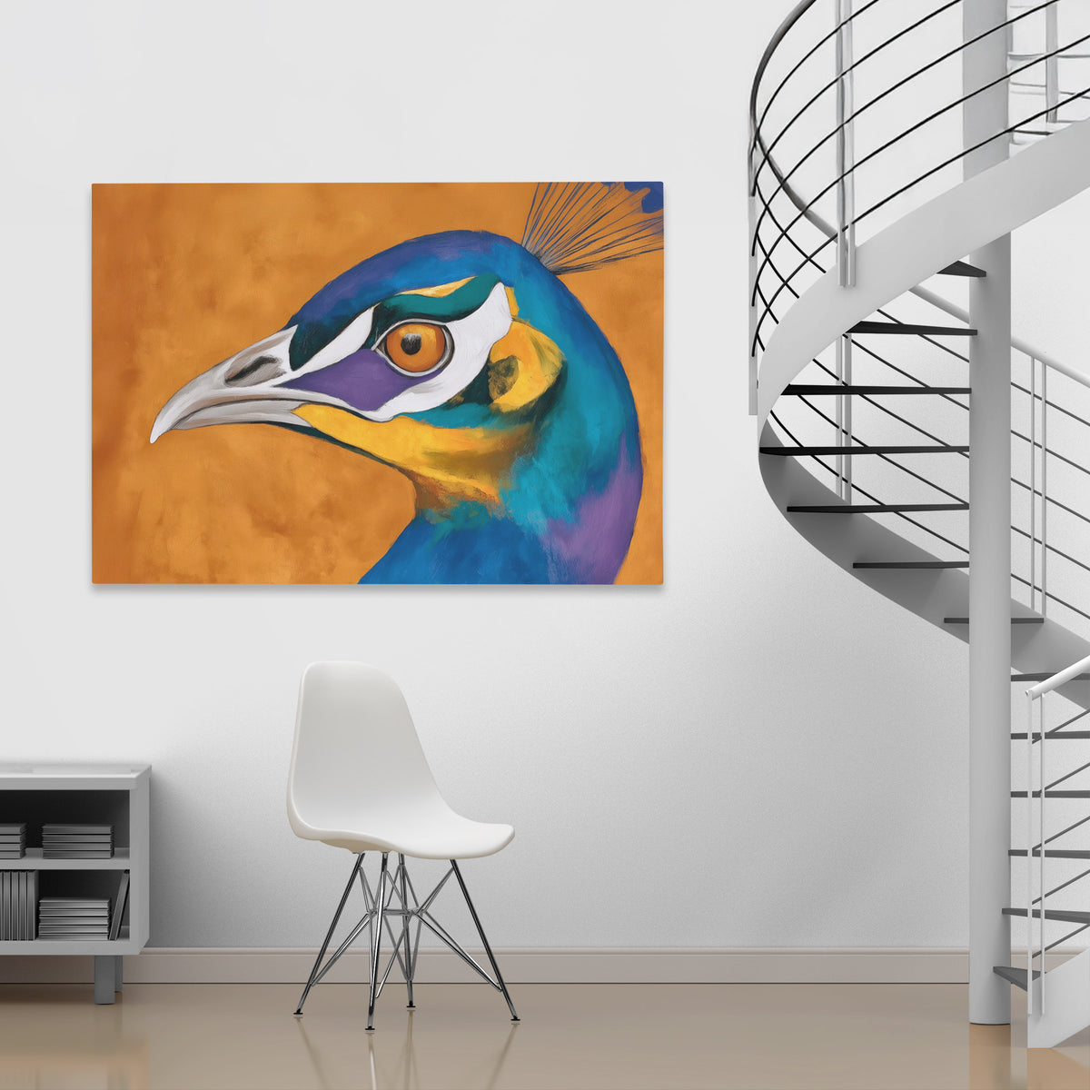 Peacocks Electric Dream - Luxury Wall Art