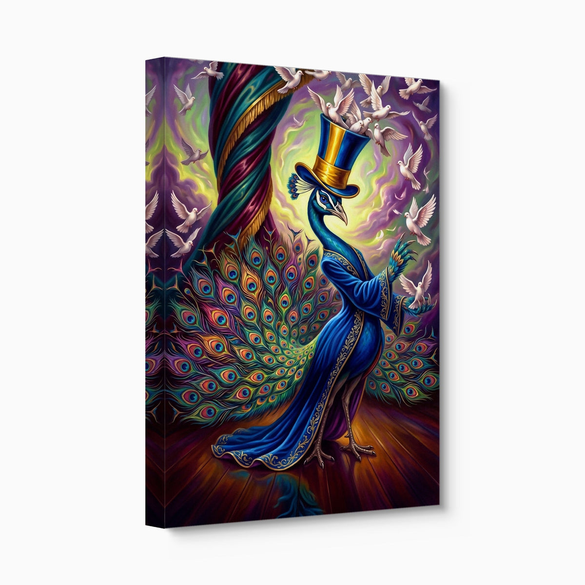Peacock's Grand Illusion - Luxury Wall Art