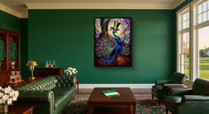 Peacock's Grand Illusion - Luxury Wall Art