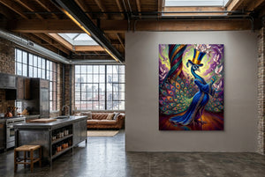Peacock's Grand Illusion - Luxury Wall Art