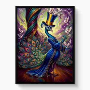 Peacock's Grand Illusion - Luxury Wall Art