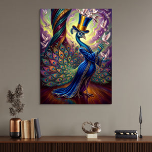 Peacock's Grand Illusion - Luxury Wall Art