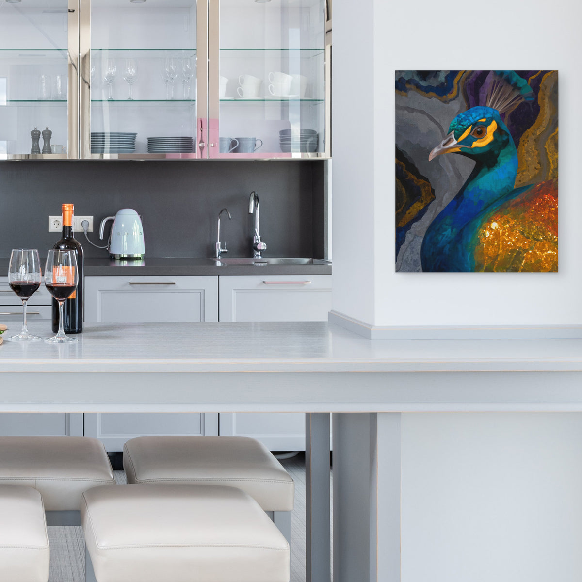 Peacock's Turquoise Dream