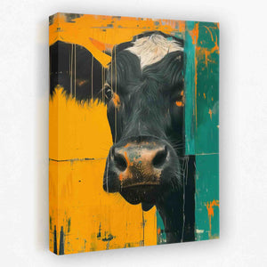 Peaking Cow - Luxury Wall Art