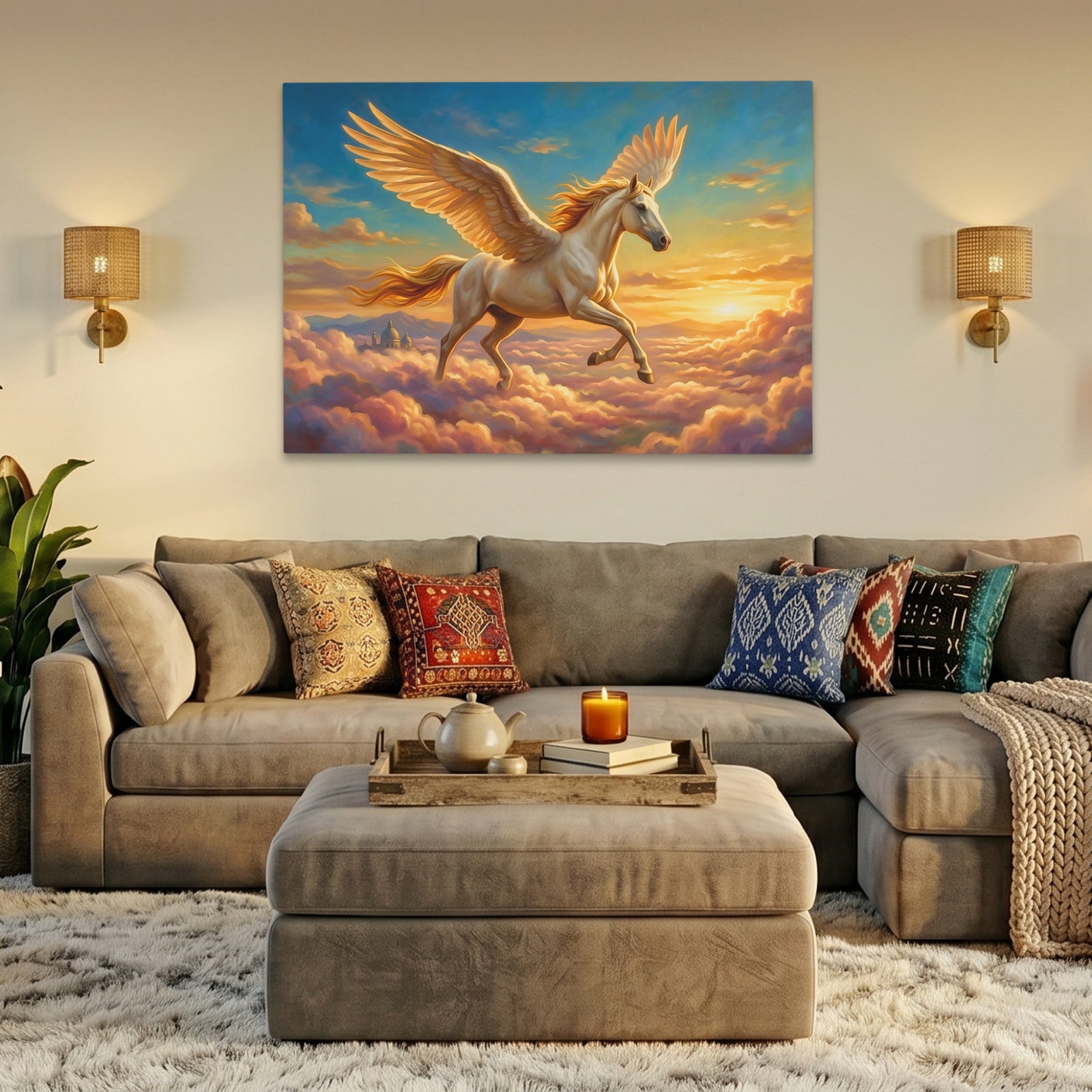 Pegasus Golden Ascent — Pegasus Golden Ascent Close Up Landscape 88