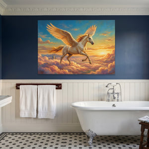 Pegasus Golden Ascent — Pegasus Golden Ascent Blue Bathroom Land 56