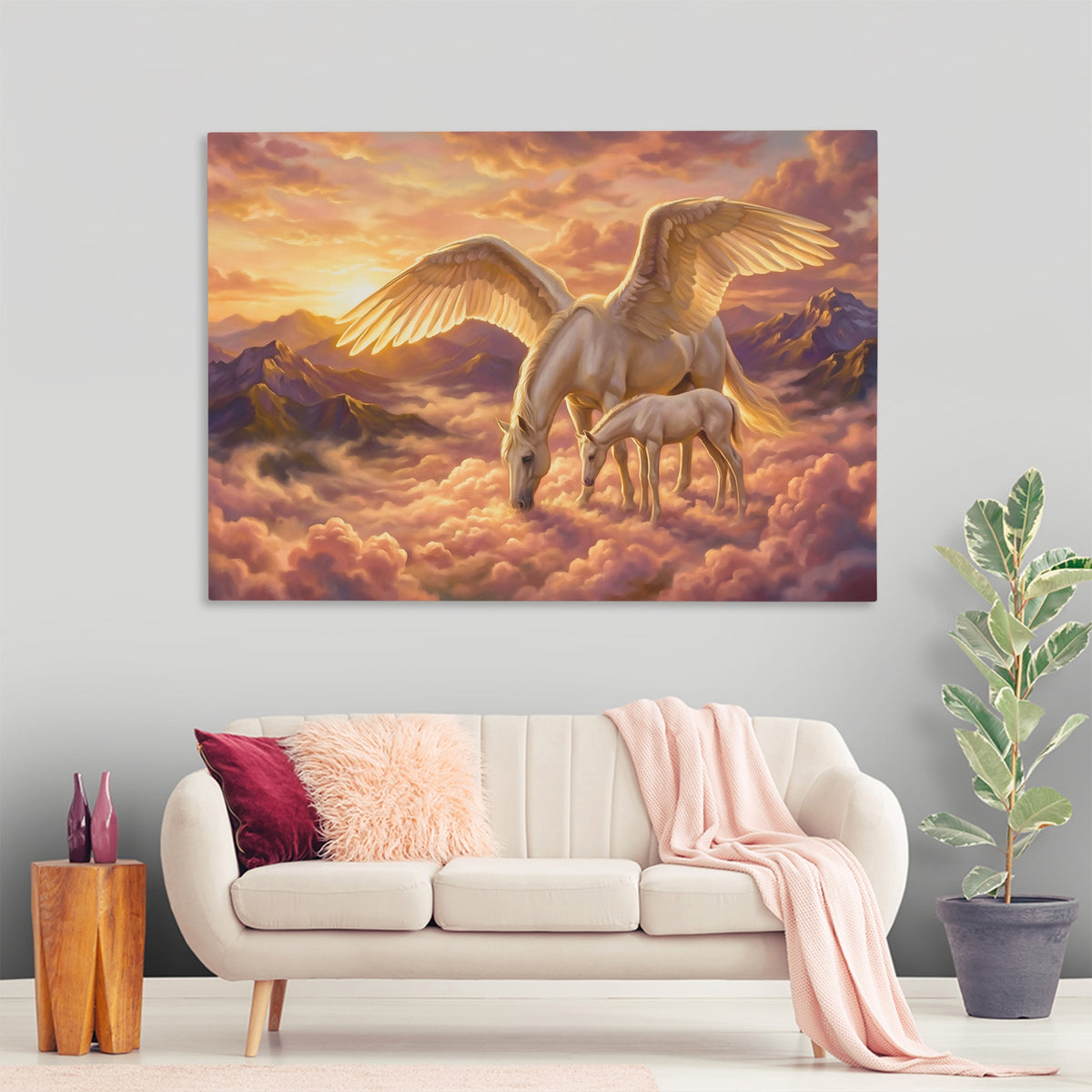Pegasus Mother Foal — Pegasus Mother Foal New   Land Nice Living Room 201