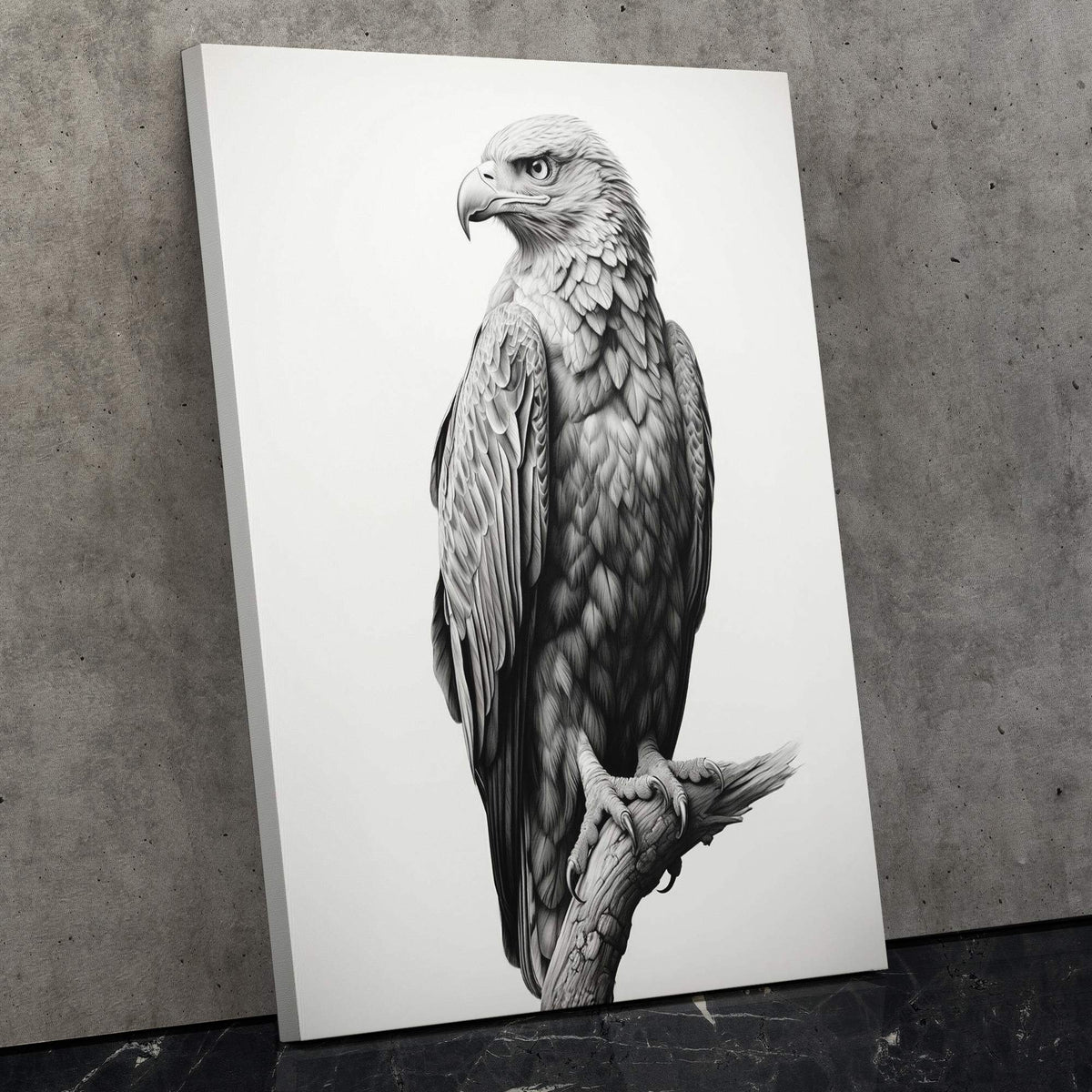 Pencil Bald Eagle - Luxury Wall Art