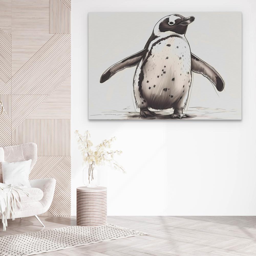 Penguin Waddle - Luxury Wall Art
