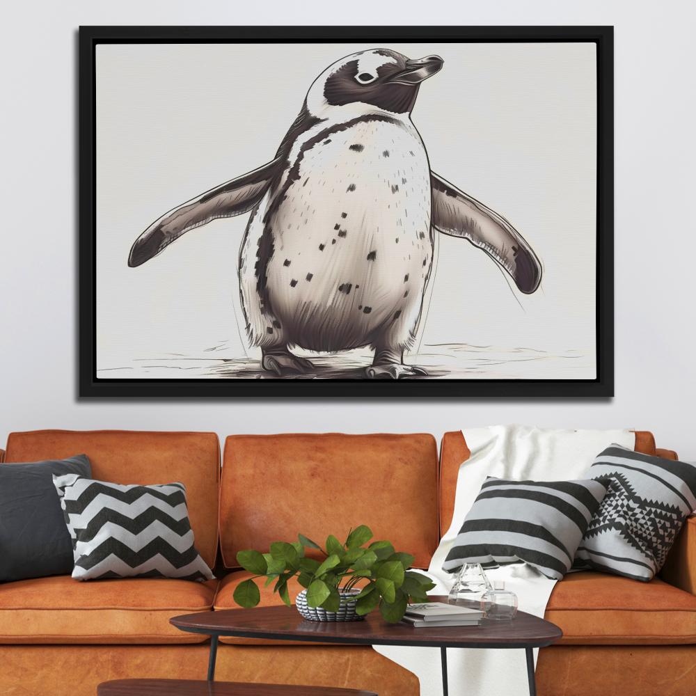 Penguin Waddle - Luxury Wall Art