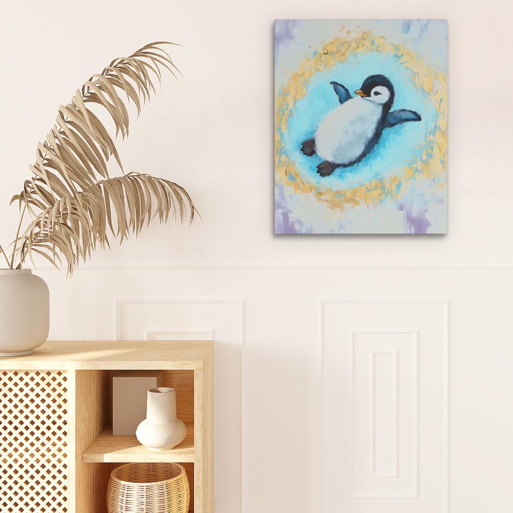 Penguin’s Peace - Luxury Wall Art
