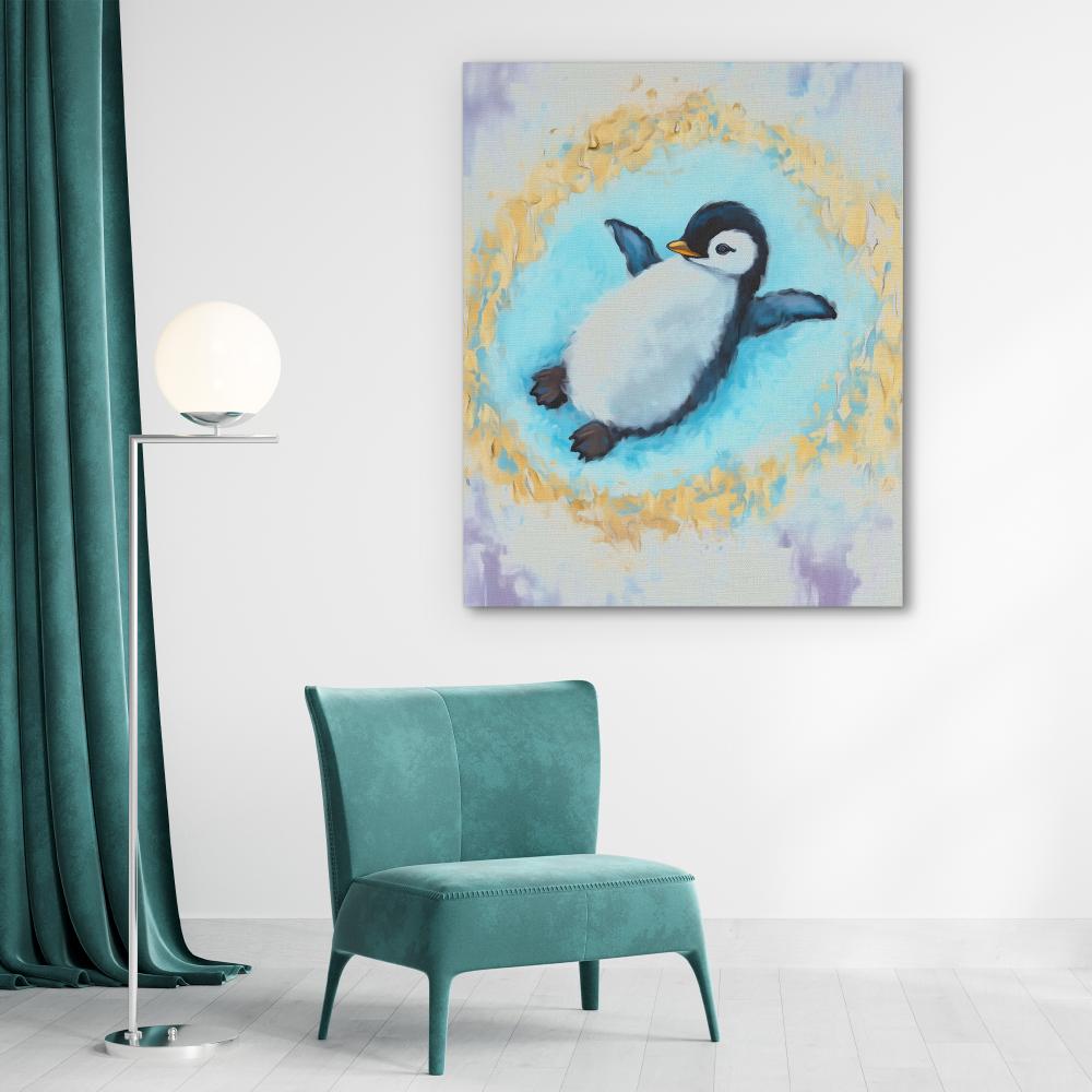 Penguin’s Peace - Luxury Wall Art