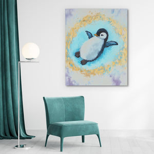 Penguin’s Peace - Luxury Wall Art