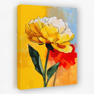 Peony Burnt Bloom — Peony Burnt Bloom Portrait   Side View   Mirror 175