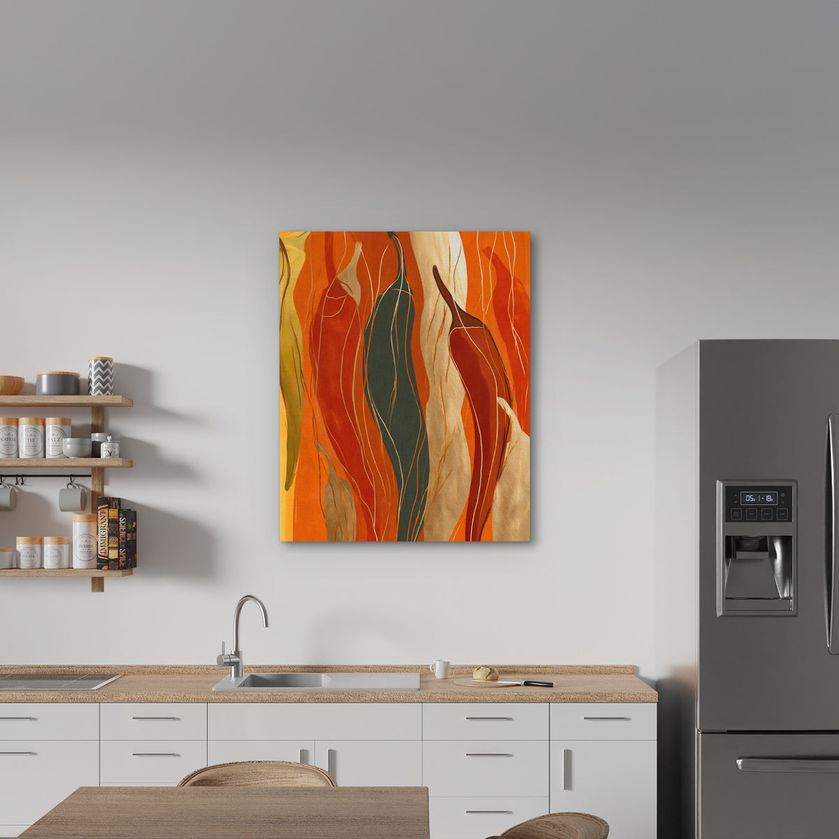 Peppers Fiery Dance — Peppers Fiery Dance New   Kitchen Wall Port 71