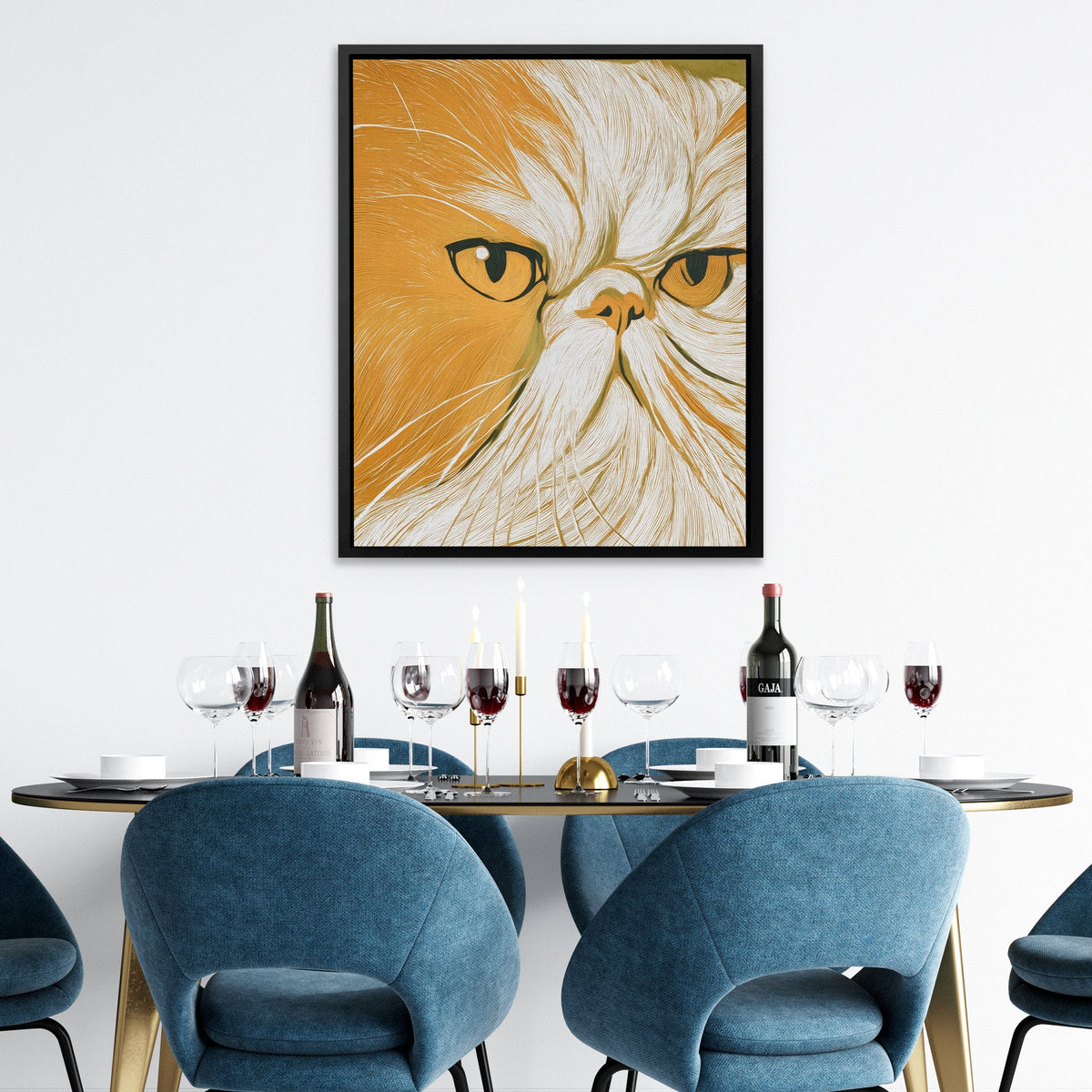 Persian Amber Oracle - Luxury Wall Art