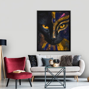 Pharaoh Cat Oracle - Luxury Wall Art