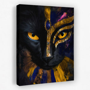 Pharaoh Cat Oracle - Luxury Wall Art