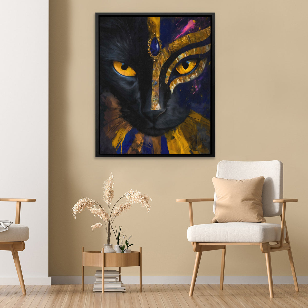 Pharaoh Cat Oracle - Luxury Wall Art