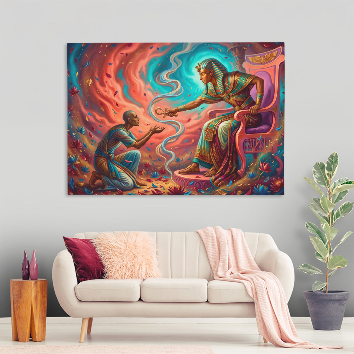Pharaoh Divine Supplication — Pharaoh Divine Supplication New   Land Nice Living Room 202