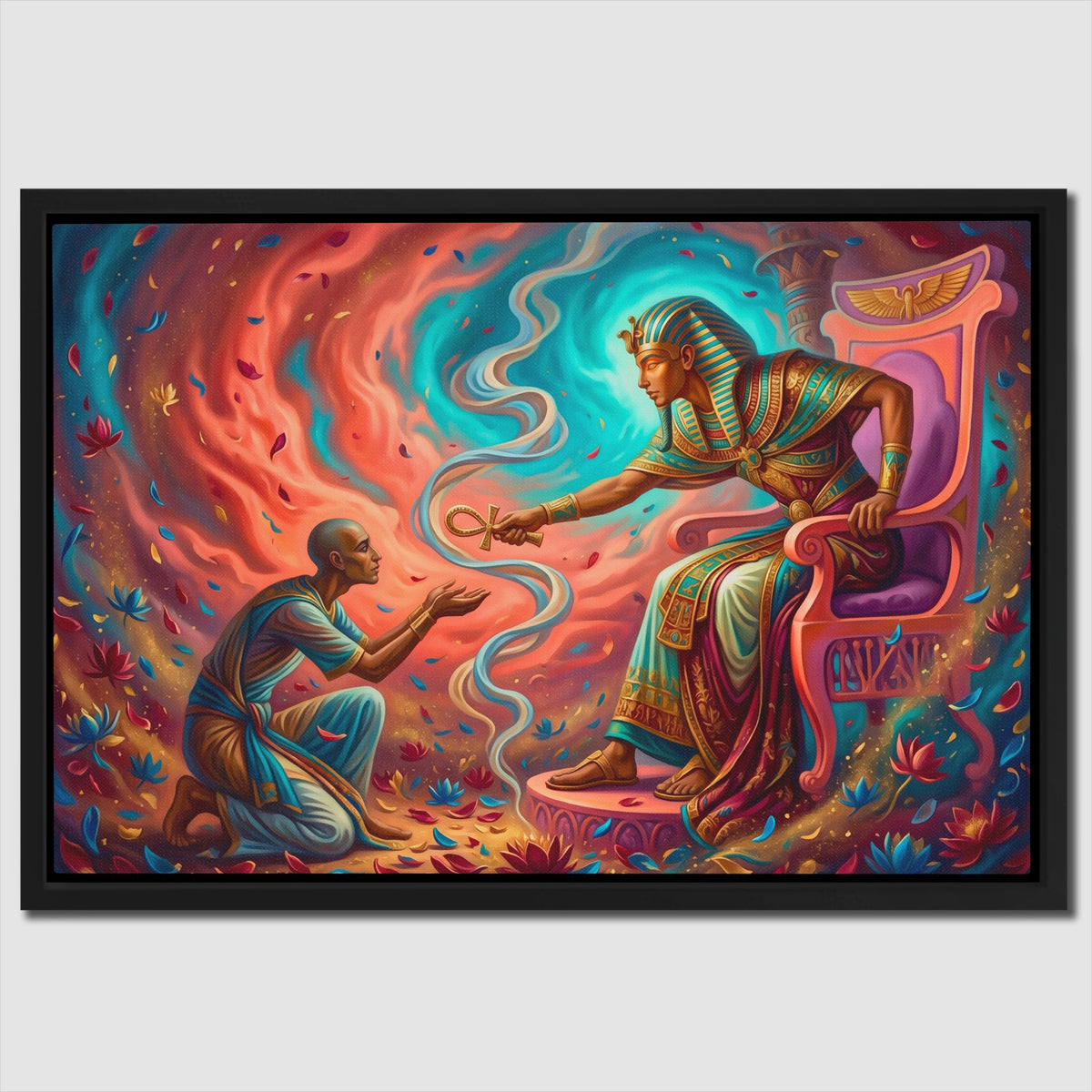 Pharaoh Divine Supplication — Pharaoh Divine Supplication Close Up Landscape 90