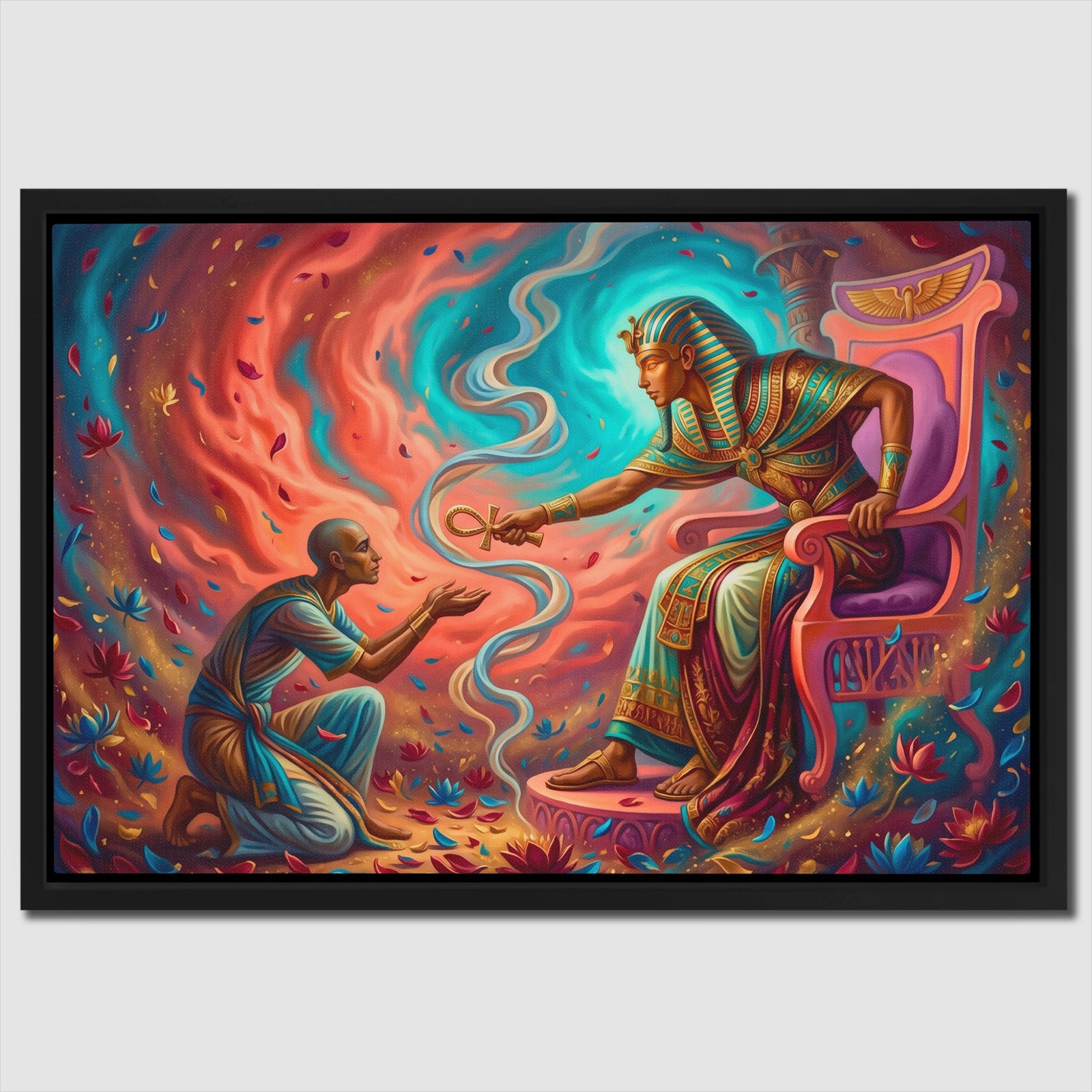 Pharaoh Divine Supplication — Pharaoh Divine Supplication Close Up Landscape 90
