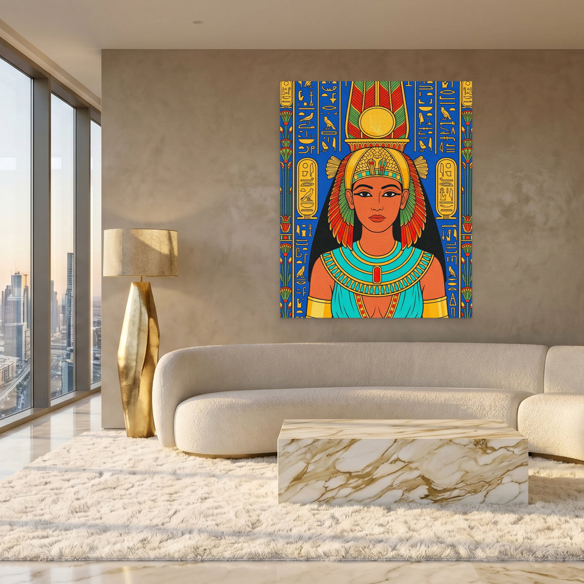 Pharaoh Golden Headdress — Pharaoh Golden Headdress White Gold Lux Port 221
