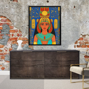 Pharaoh Golden Headdress — Pharaoh Golden Headdress Luxurious Room Exposed Brick 53