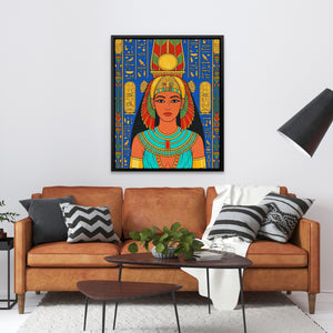 Pharaoh Golden Headdress — Pharaoh Golden Headdress Orange Couch 137