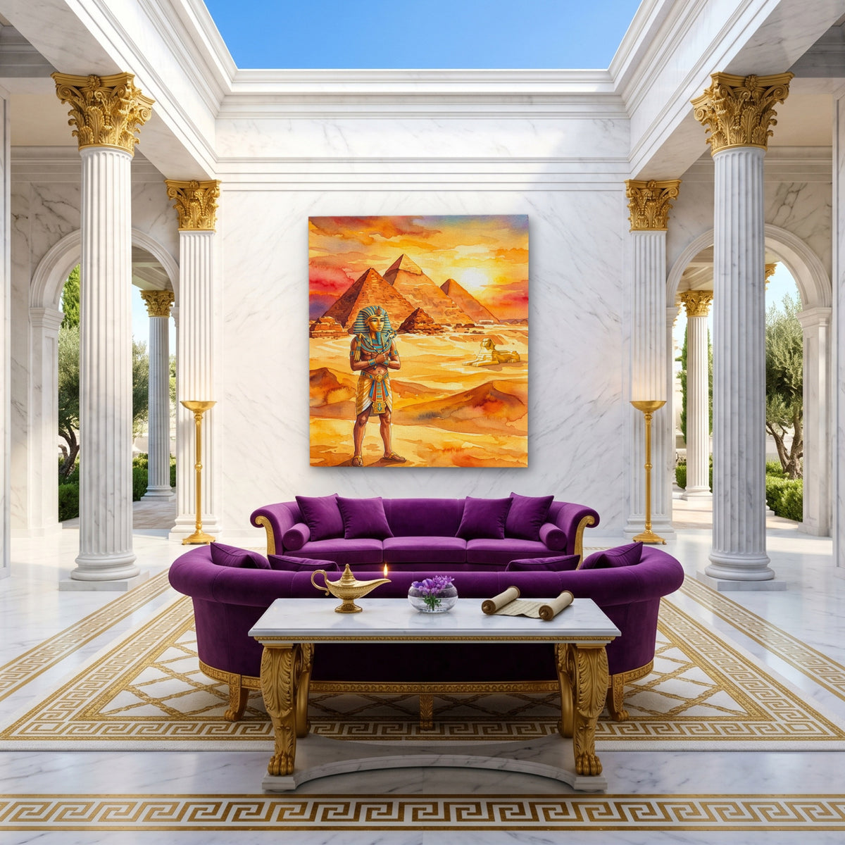Pharaoh Golden Sunset — Pharaoh Golden Sunset Magic Room Port 375