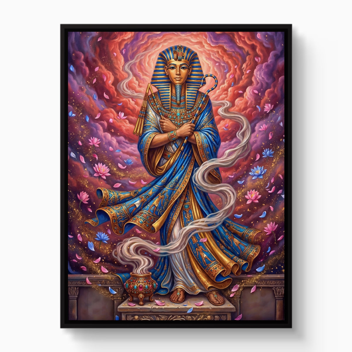 Pharaoh of Reverie — pharaoh of reverie white studio framed black