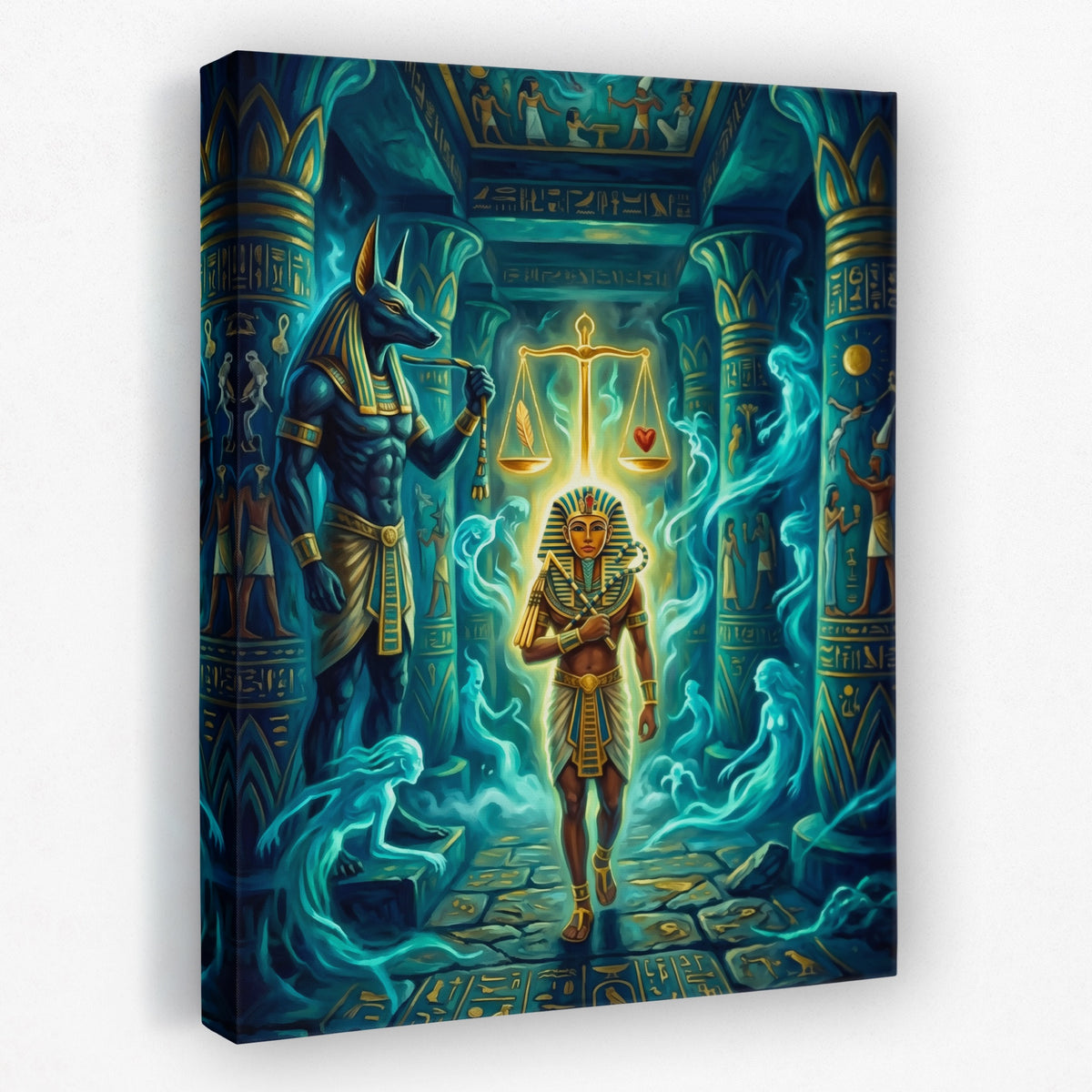 Pharaoh's Glowing Judgment — Pharaoh's Glowing Judgment Portrait   Side View   Mirror 180